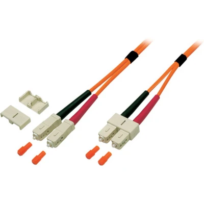 Afbeelding van 2 m Glasvezel kabel SC OM1