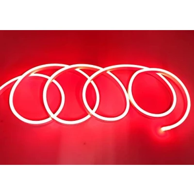 Afbeelding van Led Neon Strip Flexibel Waterdicht IP65 5 Meter 120 LED/m 12V Rood