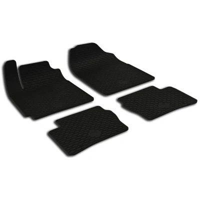 Afbeelding van WALSER 50818 Vloermatset Rubber voor en achter 4 Zwart