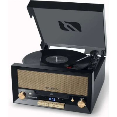 Afbeelding van Muse MT 110B Muziekcenter met platenspeler, FM radio, CD en bluetooth