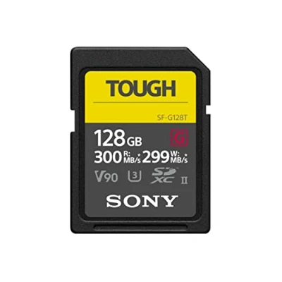Image de Carte mémoire Flash SDXC UHS II Sony Tough SF G128T V90 128 Go Classe 10