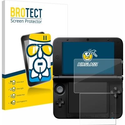 Afbeelding van BROTECT AirGlass kogelwerende glasfolie (DSi XL), Andere spelaccessoires, Transparant
