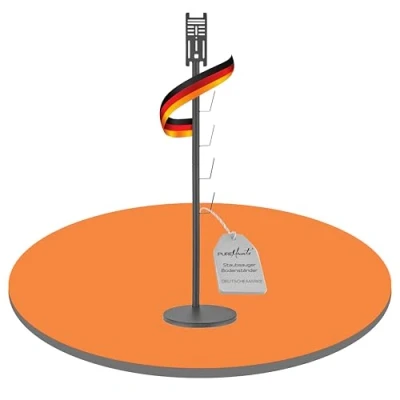 Afbeelding van PureMounts Universele stofzuigerhouder compatibel met Dyson, Philips, Samsung, Bosch, Miele, Anyson, Xiaomi, vloerhouder, accessoirehouder, zwart