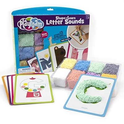 Afbeelding van Learning Resources Voorschoolse voorbereidingsactiviteit om de vormen en geluiden van letters Playfoam te leren, vanaf 3 jaar