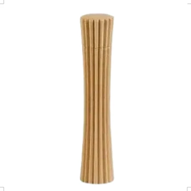 Afbeelding van Legnoart Pepermolen/zoutmolen D54*h260mm Pleats Legno24 Essenhout