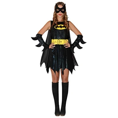 Afbeelding van Ciao Batgirl kostuum voor meisjes, dames, volwassenen, originele DC Comics (maat S) Batman, 11676.S, zwart, maat S