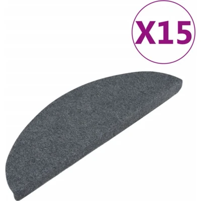 Afbeelding van vidaXL Trapmat Grijs