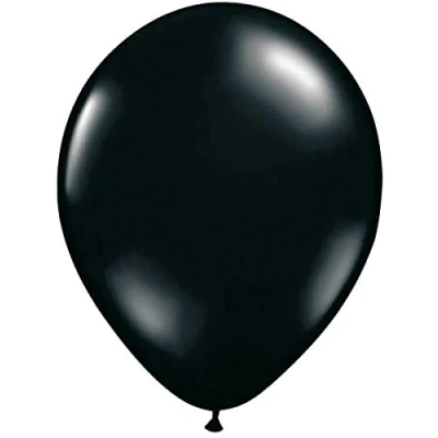 Afbeelding van Zwarte Ballonnen 30cm 50 stuks