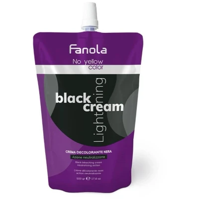 Afbeelding van Fanola No Yellow Color Black Cream Lightener Blondeercrème 500 gr