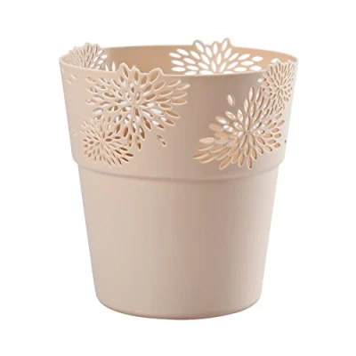 Afbeelding van VERDENIA Aster 20533 bloempot van kunststof, 14,5 cm, licht, opengewerkt design, verschillende kleuren, lichtroze