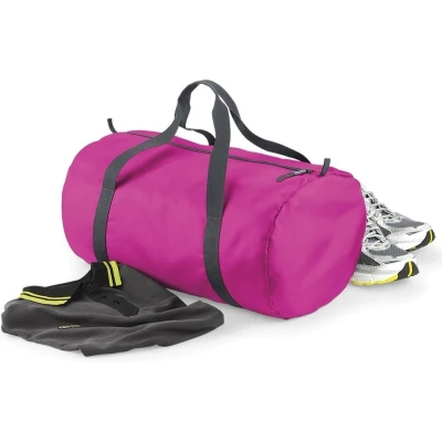 Afbeelding van Senvi Opvouwbare Reistas Kleur: Fuchsia/Grijs (32 liter) (Waterafstotend)