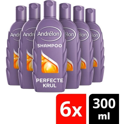 Afbeelding van Andrélon Classic Perfecte Krul Shampoo 6 x 300 ml Voordeelverpakking