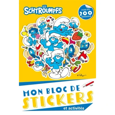 Image de Les Schtroumpfs Bloc de stickers et activités