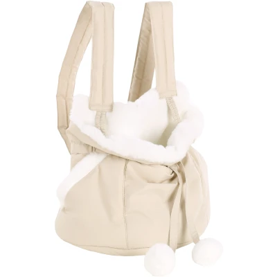 Afbeelding van hondentas Kangoeroe Buikdrager Cuddi beige