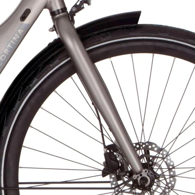 Afbeelding van Cortina Voorvork E Mozzo shadow silver matt