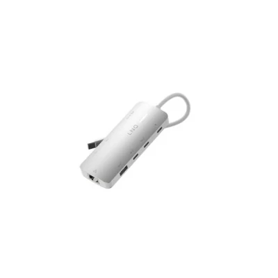 Image de Linq Multiport Hub Usb c 622737 8 in 1 PS 8k Argenté