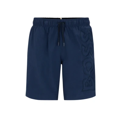 Afbeelding van BOSS Whale Zwemshorts, Heren, Maat: Small, Navy
