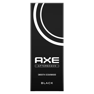 Afbeelding van Axe Aftershave Black voor verzorgde huid met kruidige, mannelijke geur van cederhout en bevroren peer, 100 ml