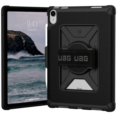 Afbeelding van Urban Armor Gear Metropolis Handstrap Back cover Zwart Tabletcover