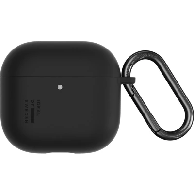 Afbeelding van iDeal of Sweden Hoesje schokbestendig siliconen Geschikt voor AirPods 4 Silicone Case zwart