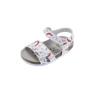 Afbeelding van Chicco Witte sandaal met dubbele klittenbandsluiting voor meisjes, design in Italië, Wit (4)