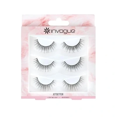 Afbeelding van Invogue Faux Lashes Jetsetter 3 Paar