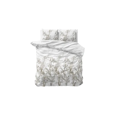 Afbeelding van Dekbedovertrek Lits Jumeaux 240x200 Sleeptime Polykatoen Wit