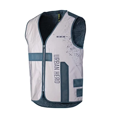 Afbeelding van WOWOW Urban Hero Full Reflective Fietsjas met rits S