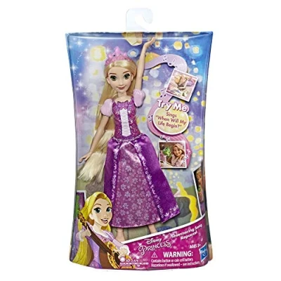 Afbeelding van Disney Zingende Rapunzel Prinses Pop Zing in het Frans 30 cm