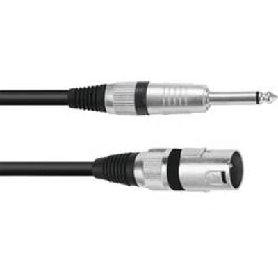 Afbeelding van Omnitronic Adaptercable XLR(M)/Jack mono 5m bk