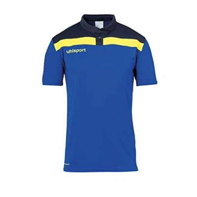 Afbeelding van Uhlsport Offense 23 Polo Heren Royal / Marine Limoen Maat: S