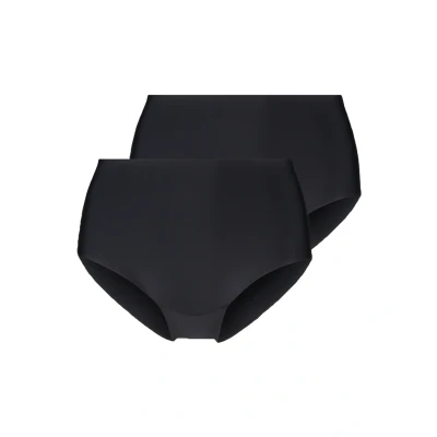 Afbeelding van MAGIC Bodyfashion dames Dream naadloze slip in 2 pack de kleur Zwart, maat: S