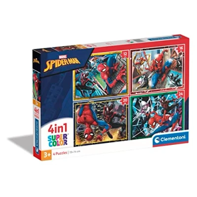 Afbeelding van Clementoni Puzzle Spiderman 4in1 21515