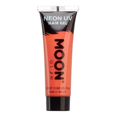 Afbeelding van Moon Glow UV fluorescerende gel Voor het haar. 20 ml Intense Red Tijdelijke haarkleuring, haarkleurcrème ribbels!