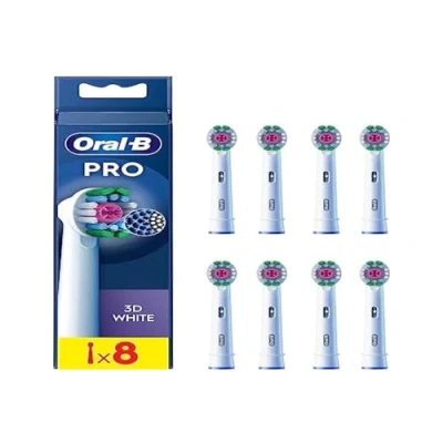 Afbeelding van oral b Opzetborstels 3d white refill xf 8ct 8006540894620