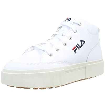 Afbeelding van Fila MID WMN Sneakers hoog, Dames, Maat: 39, White Leer en imitatieleer