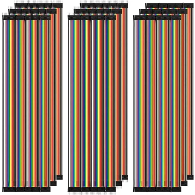 Afbeelding van AZDelivery 3 x Jumper Wire Kabel Draadkabel 40 stuks per 20 cm M2M/ F2M / F2F compatibel met Arduino en Raspberry Pi Inclusief E Book!