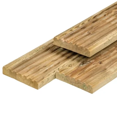 Afbeelding van Vlonderplank Midden Europees grenen 2,8x14,0x300 cm Tuindeco
