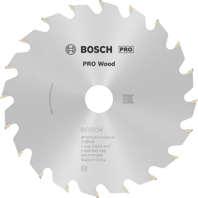 Afbeelding van Bosch Accessories Optiline 2608640586 Hardmetaal cirkelzaagblad 140 x 20 2.4 mm Aantal tanden: 1 stuk(s)