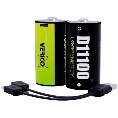 Afbeelding van Verico LoopEnergy Oplaadbare D batterij (mono) Li ion 7400 mAh 1.5 V 2 stuk(s)