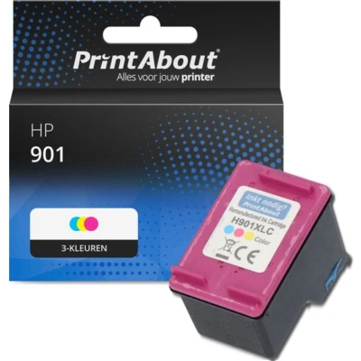 Afbeelding van Huismerk HP 901 (CC656AE) Inktcartridge 3 kleuren