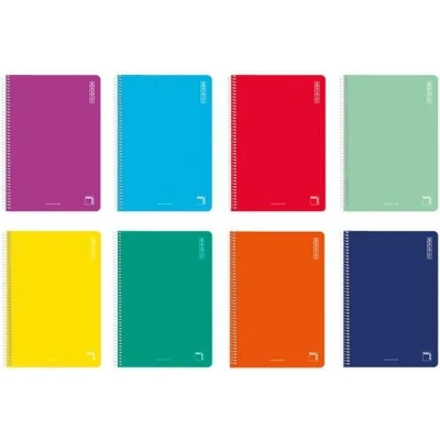 Afbeelding van Schrift Pacsa Basic Multicolour 80 Lakens Quarto (10 Stuks)