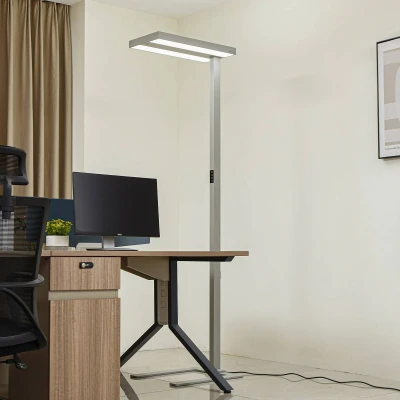 Afbeelding van Arcchio LED vloerlamp Logan Ultra HCL, CCT, dimbaar, aluminium
