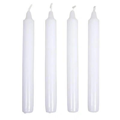 Afbeelding van Rayher Staafkaars, 2,1 cm ø, wit, 19 cm, doos 4 stuks, 31641102 kaars