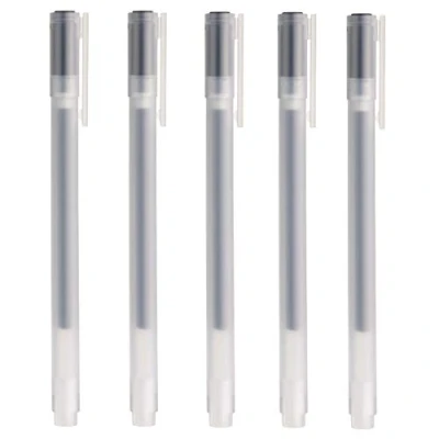 Afbeelding van MUJI Gelpen 0,38 mm zwart (5 stuks)
