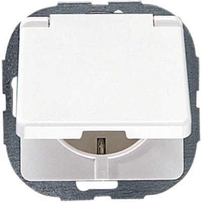 Afbeelding van REV 0500292551 Wandcontactdoos Inzetstuk 1 voudig Wit