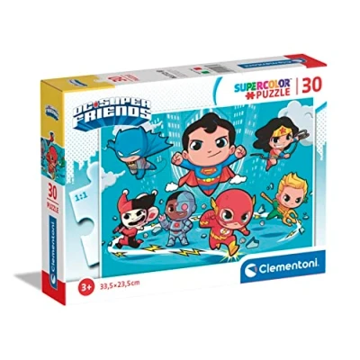 Afbeelding van Clementoni Puzzel 30 Stukjes Dc Comics Superfriends, Kinderpuzzels, 3 5 jaar, 20277