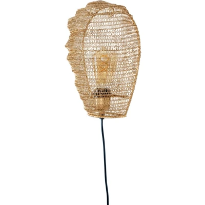 Afbeelding van Livingstone Design Ross Wandlamp 12 X 24 Cm Messing