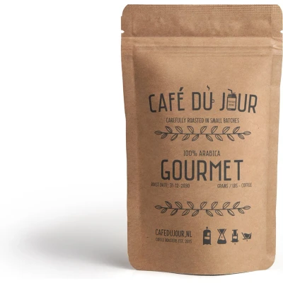 Afbeelding van Café du Jour 100% arabica Gourmet 1 kilo vers gebrande koffiebonen