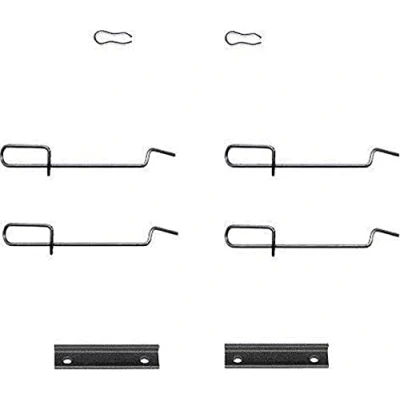 Afbeelding van HELLA 8DZ 355 202 341 Accessoireset, schijfremblok RENAULT: CLIO 2, 19 I Hatchback, PEUGEOT: 206 106 II CITROËN: Saxo Hatchback